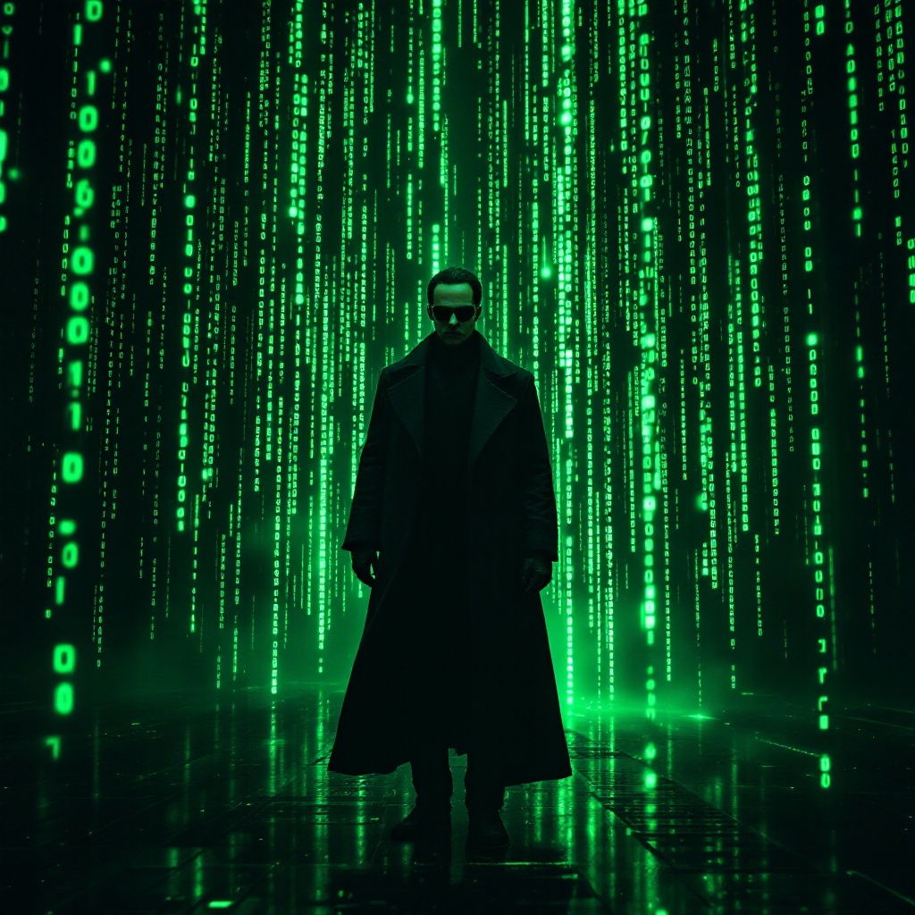 AI picture resembling the Matrix